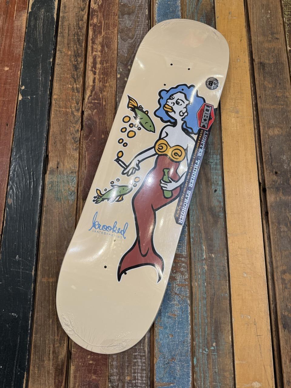 Krooked DBX MERMAID CREAM 8.5" Deck