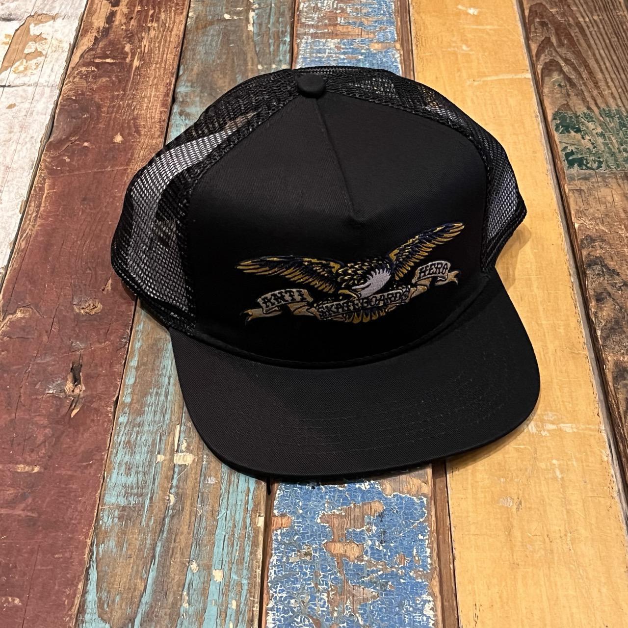 Anti-Hero Embroidered Eagle Trucker Black