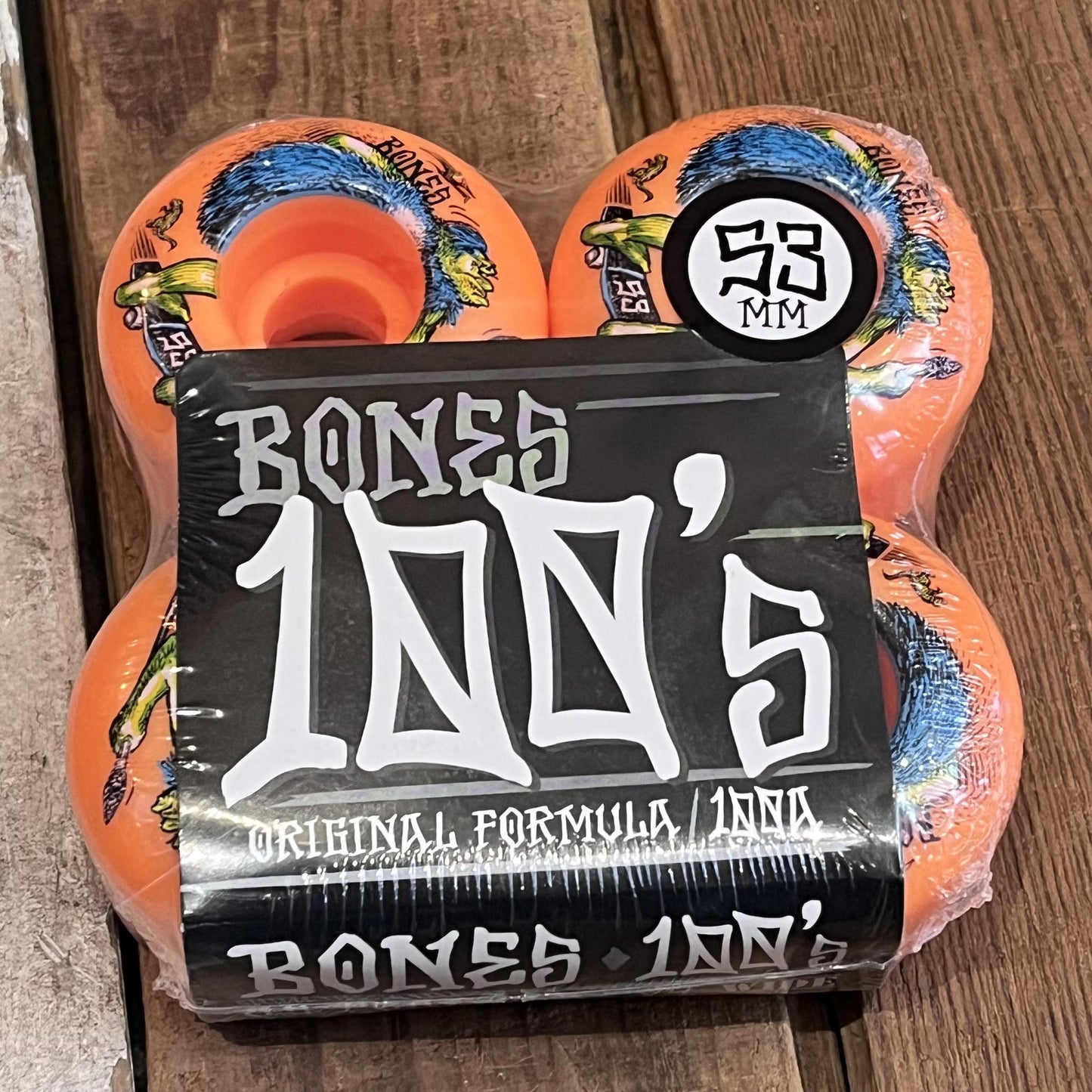 BONES NEONderthal 53 V4 WIDE ORIGINAL FORMULA ORANGE