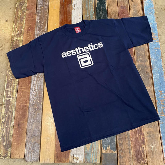 Aesthetics Logo Tee Navy