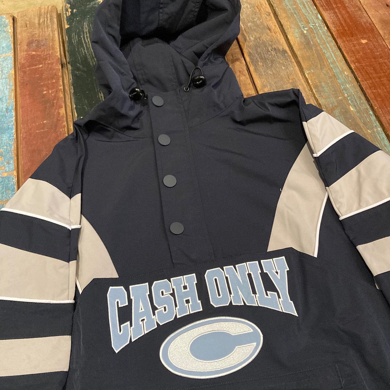 Cash Only League Anorak Jacket Navy