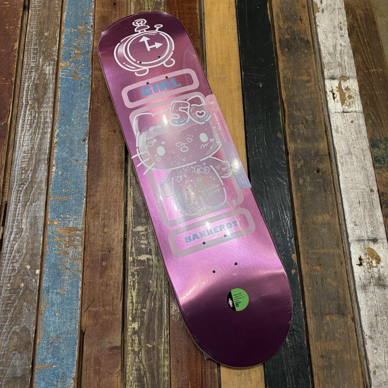 Simon Bannerot Girl Skateboards X Hello Kitty 50th Anniversary Deck