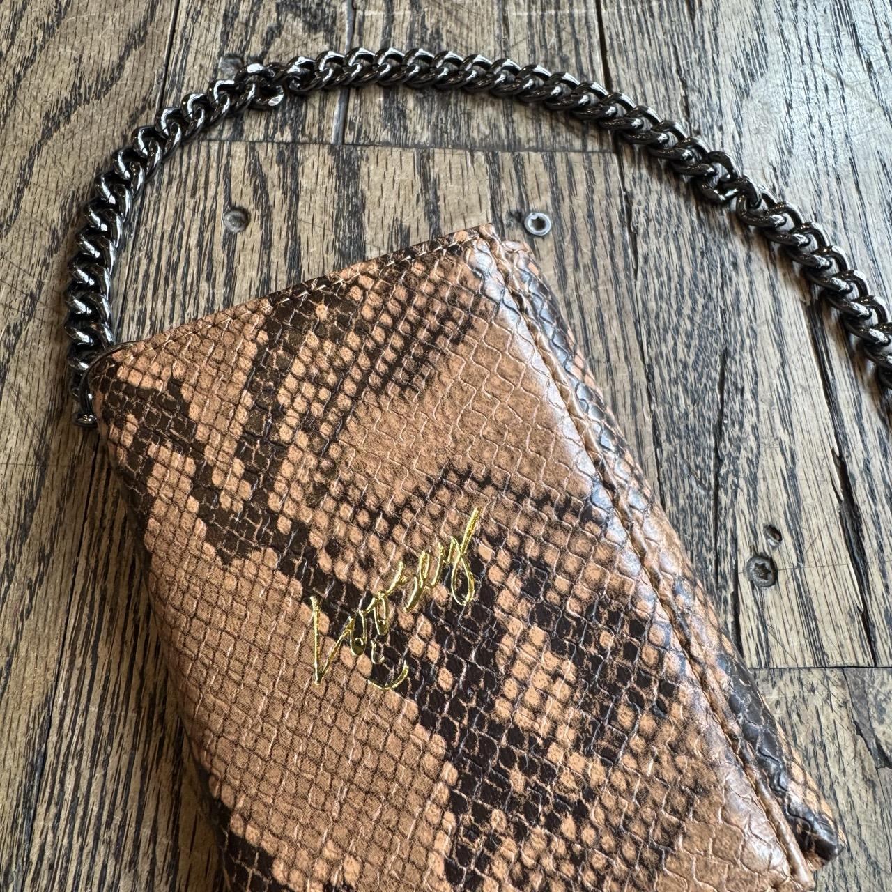 Loosey Brown Snake Chain Wallet