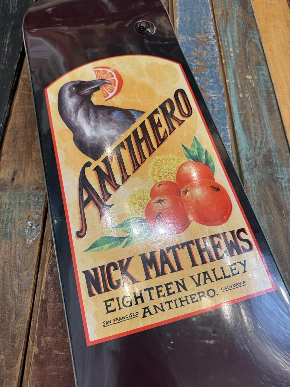 Anti-Hero Nick MATTHEWS HOMER 2 - 8.62" Deck