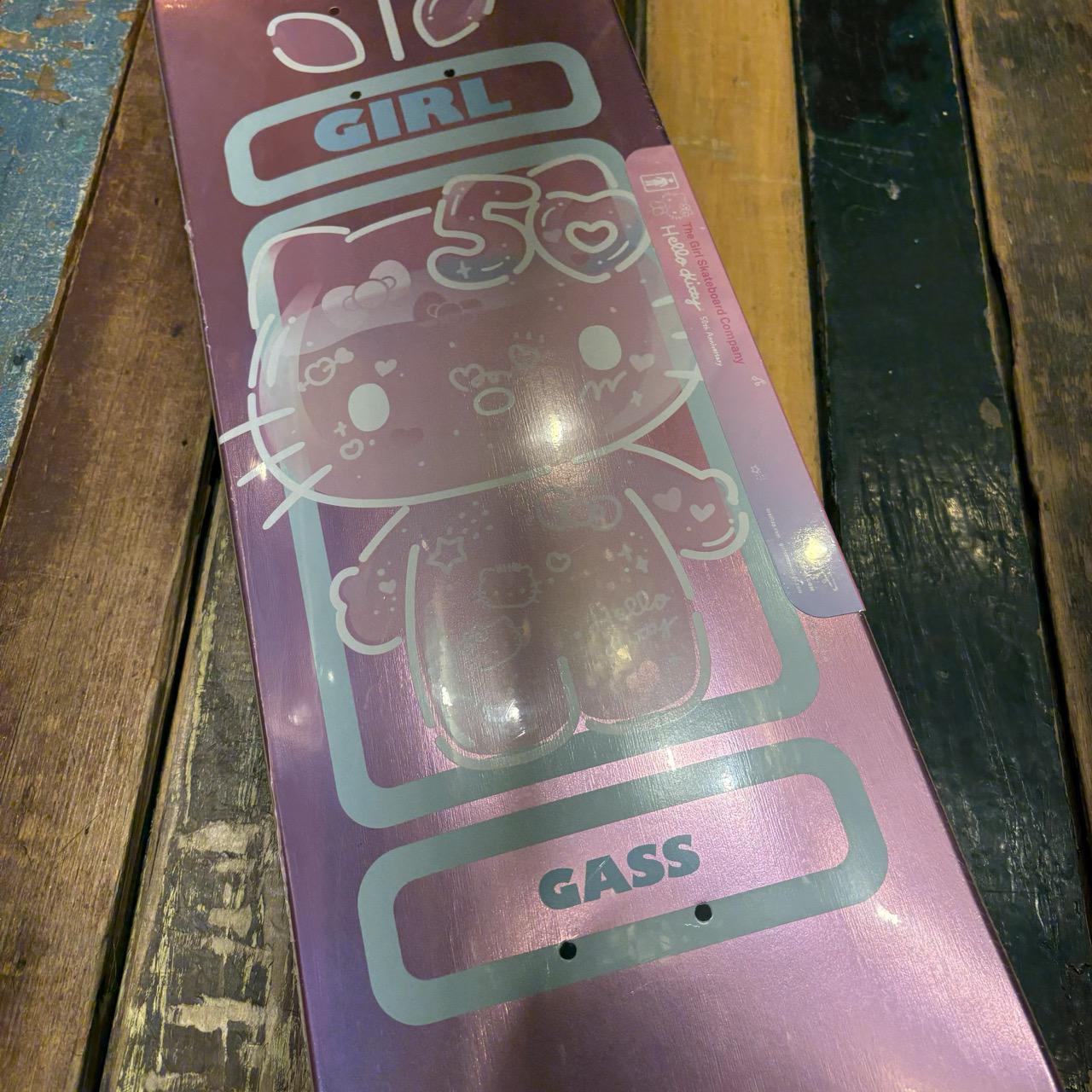 Griffin Gass Girl Skateboards X Hello Kitty 50th Anniversary Deck