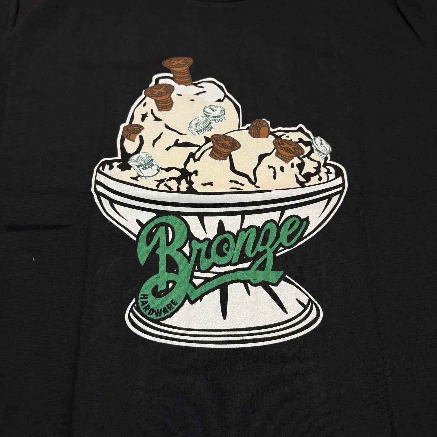 Bronze 56k X Ice Cream 56,000 flavors tee