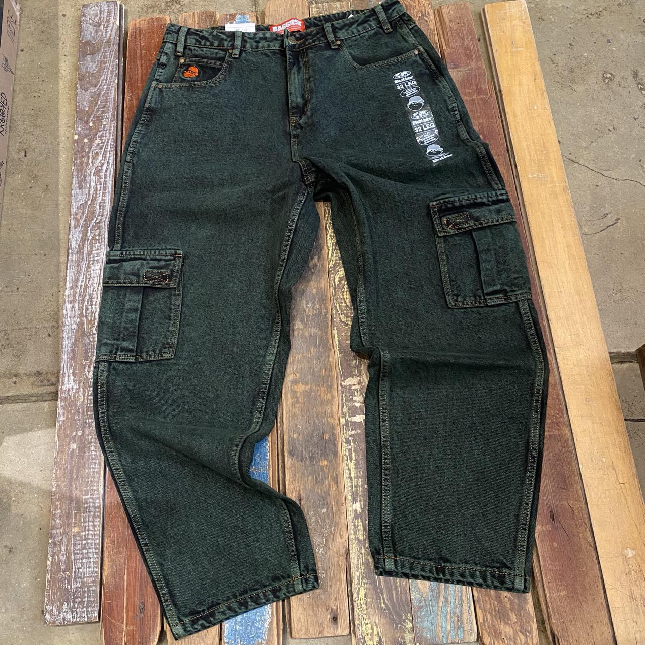 Dark Green Santosuosso Denim Jeans