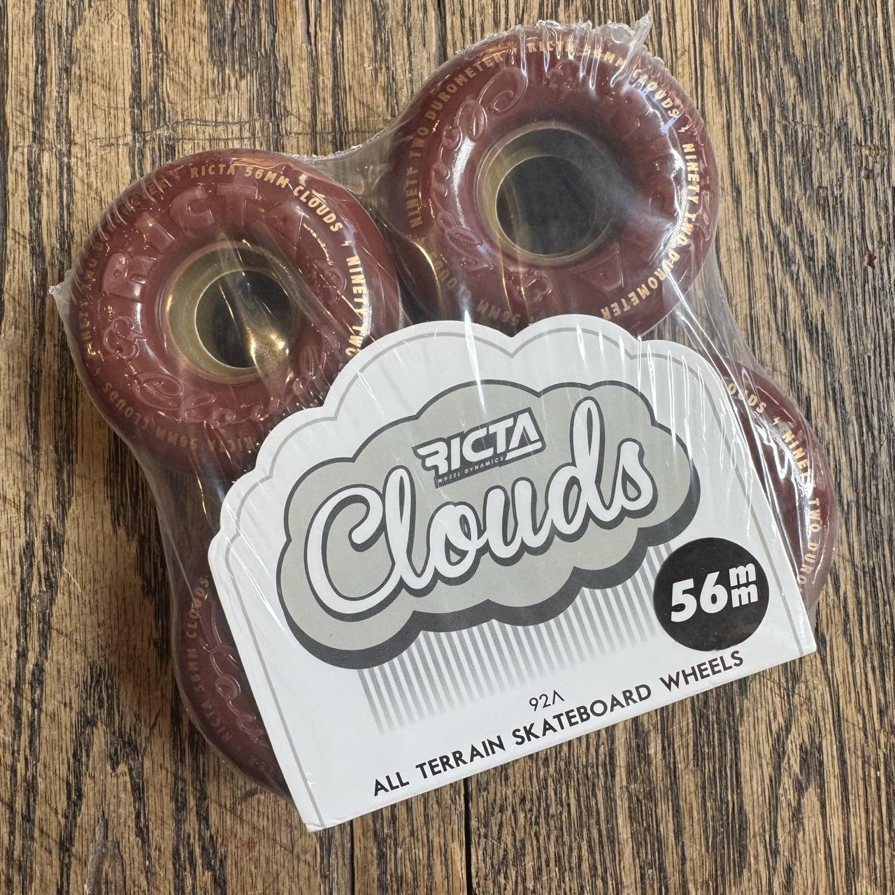 Ricta Wheels 56mm Clouds Maroon Gold 92a