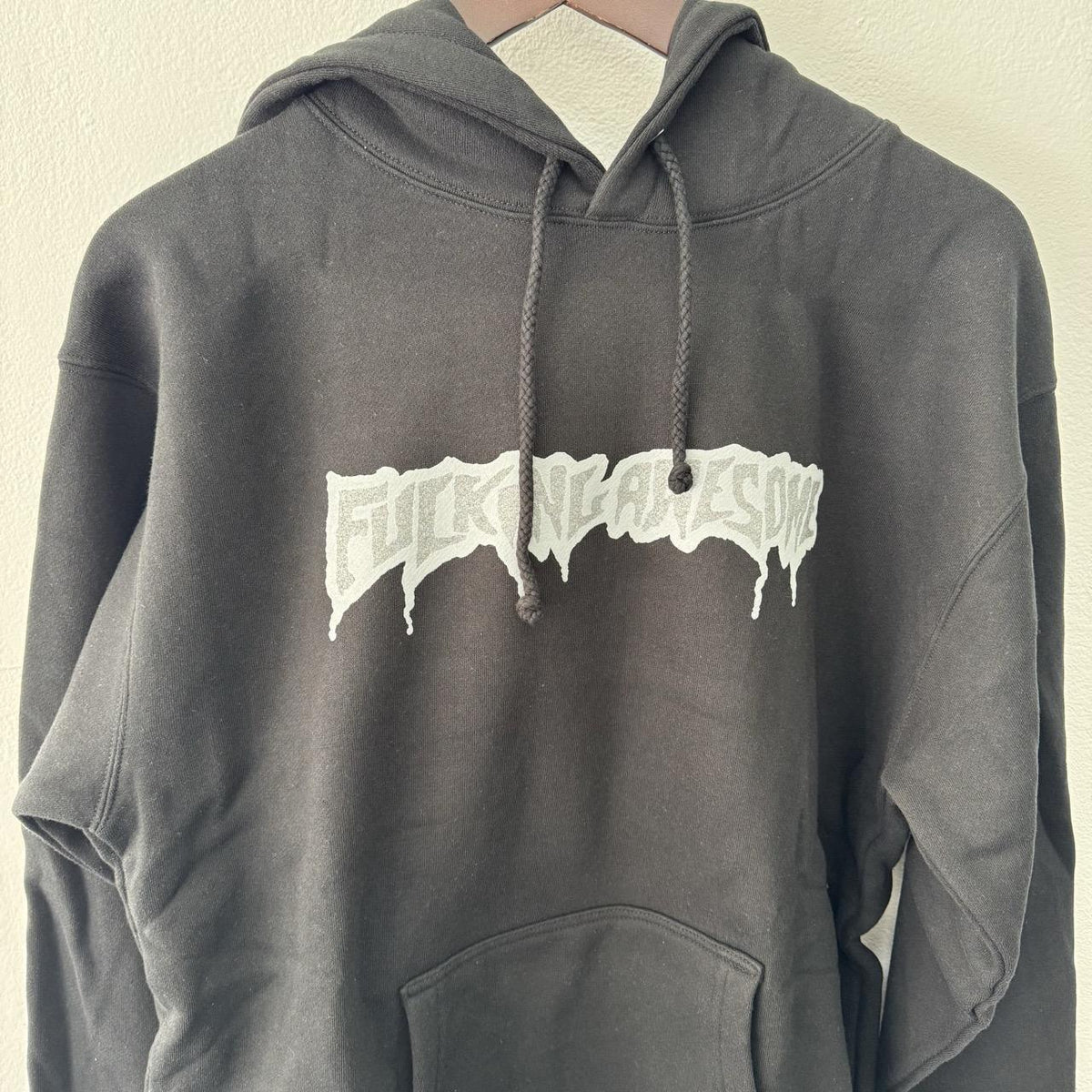 Fucking Awesome Reflective Drip Logo Hoodie