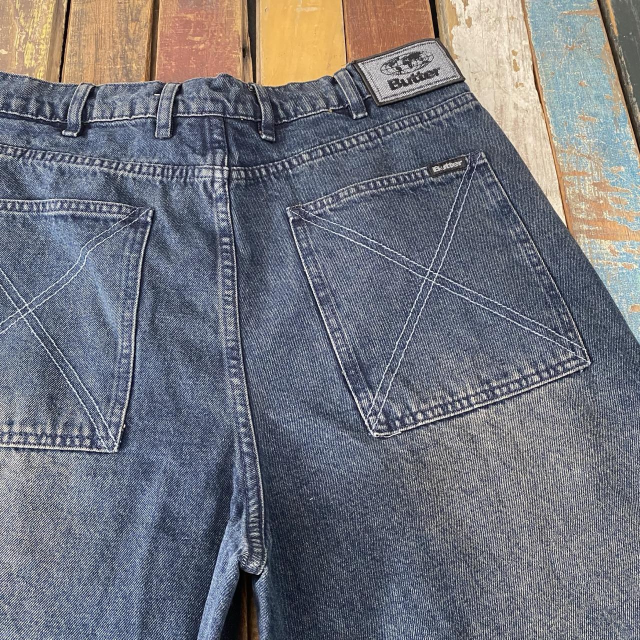 Butter Goods Distressed Big Denim Shorts