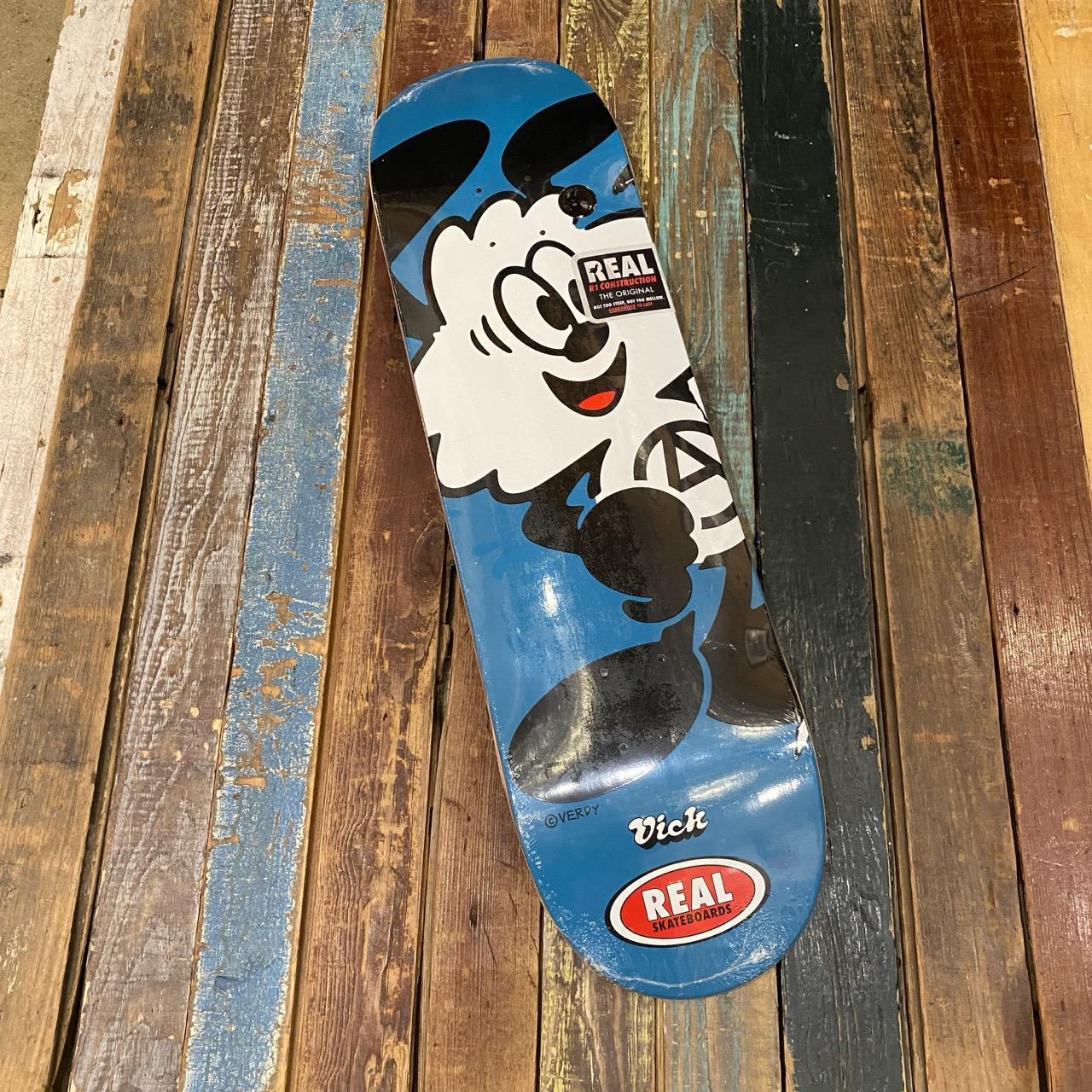Real Skateboards Skate Shop Day 26' VERDY Guest Artist VICK 8.5" Deck