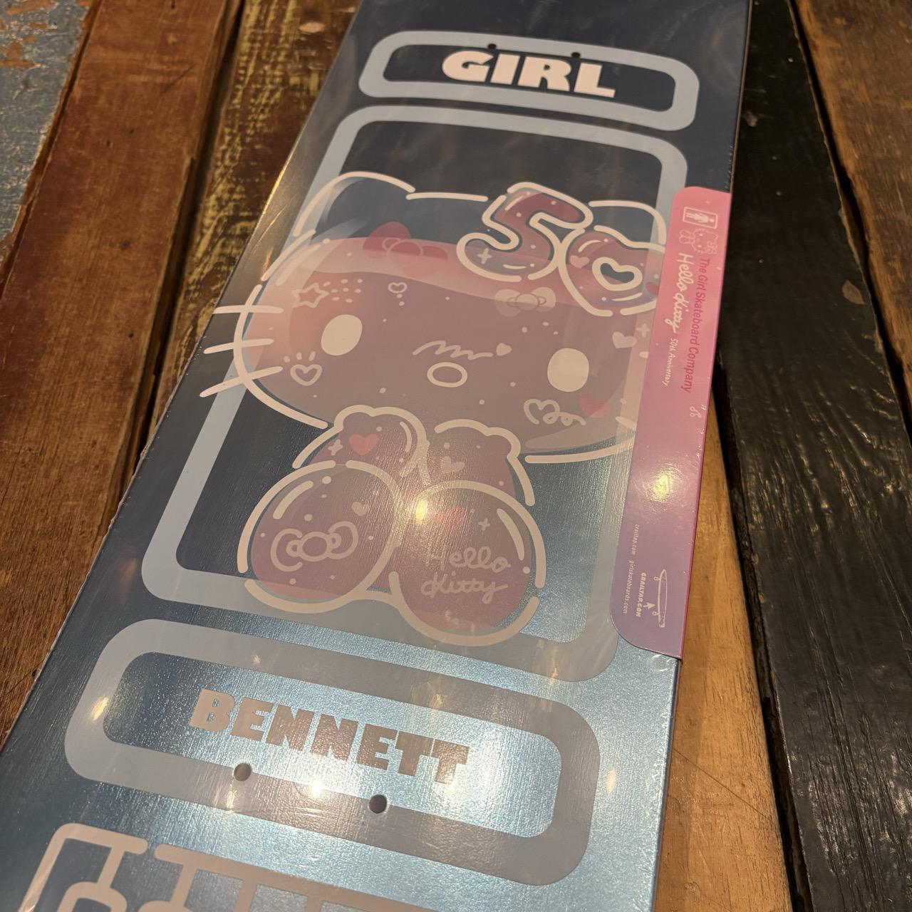 Neils Bennett Girl Skateboards X Hello Kitty 50th Anniversary Deck