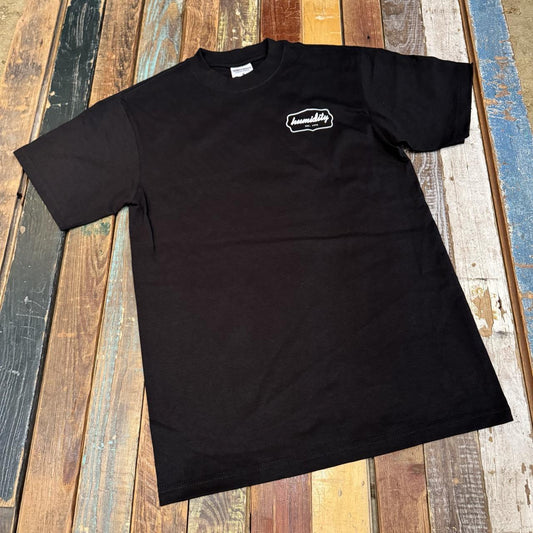 humidity (Puff Print) Badge Tee (Black/White)