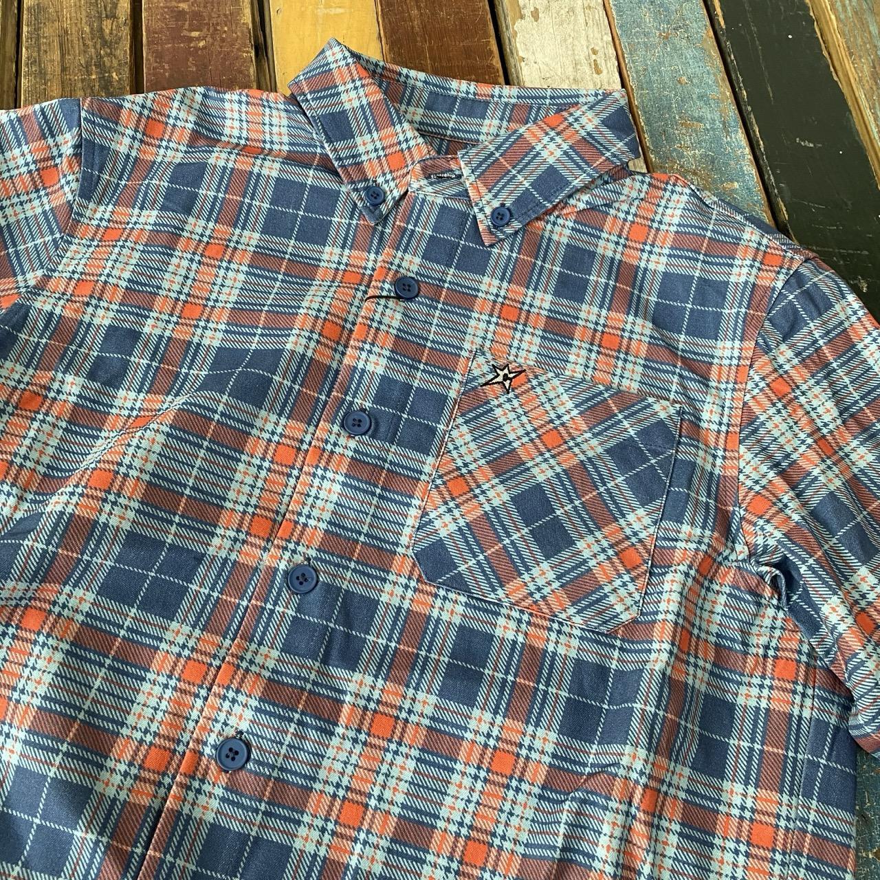 Carpet Company Plaid Denim Button Up