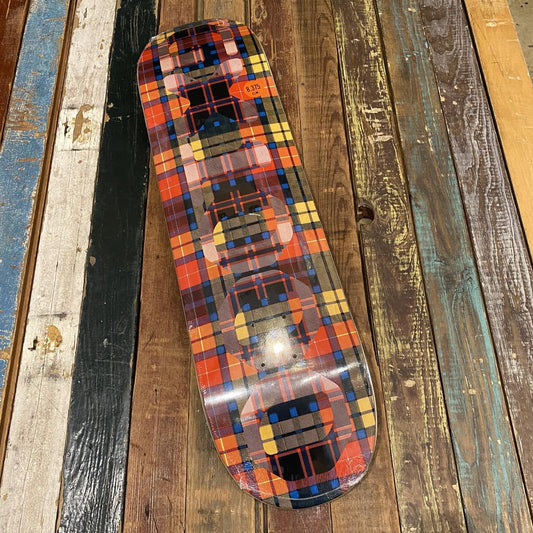 OG LOGO Tartan Orange - 8.375" Deck