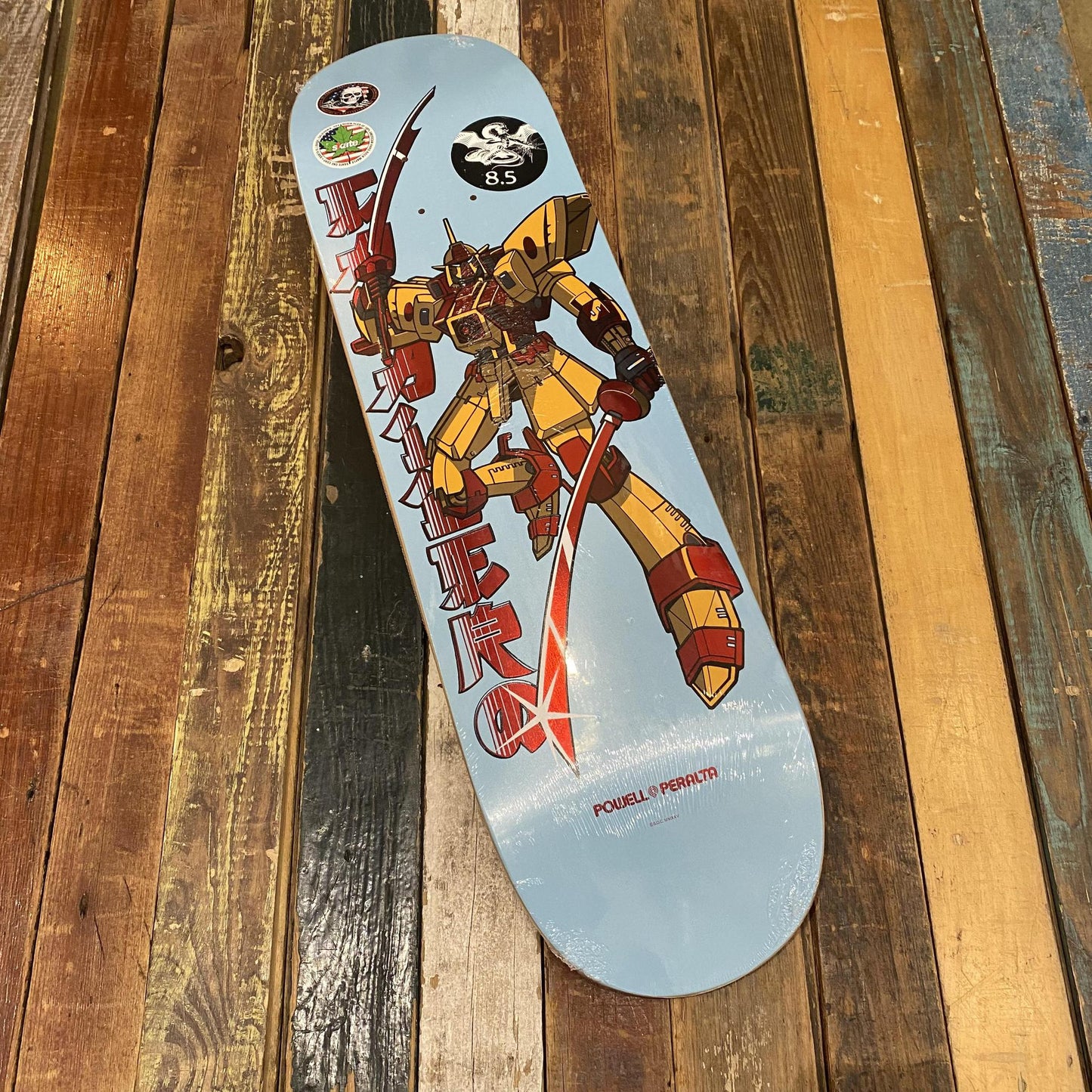 Powell Peralta PRO 7-PLY CAB GUNDAM 8.5" Light Blue