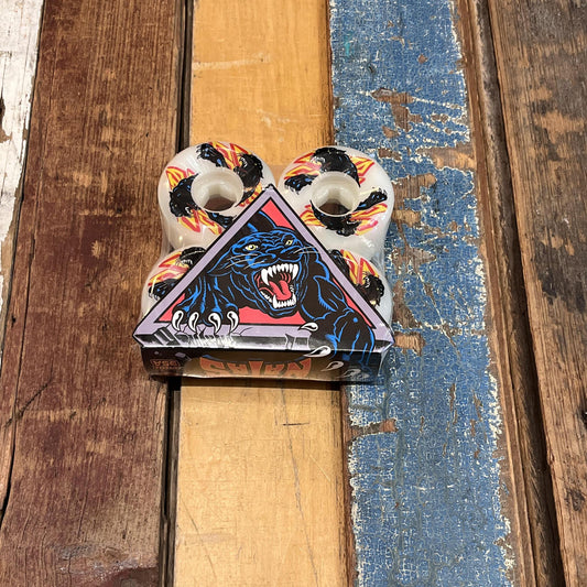 54mm Natas Reissue White Hardline 95a Slime Balls Wheels