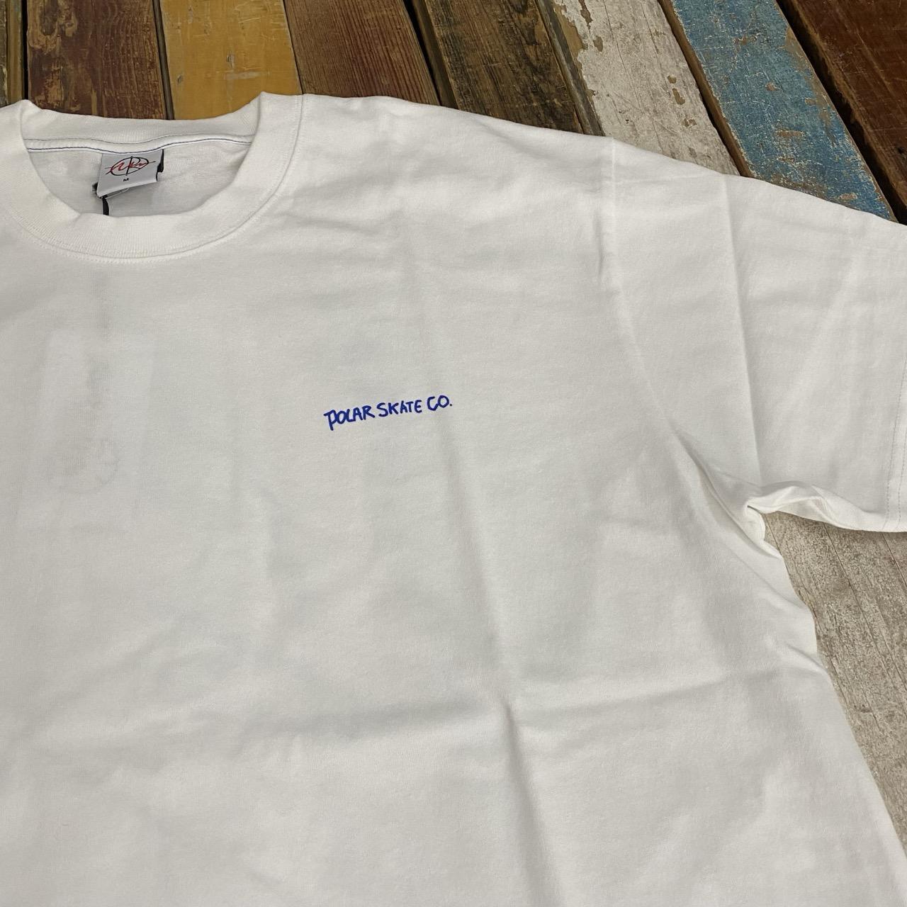Polar Contrast Tee | Doodle (White/Ultramarine)