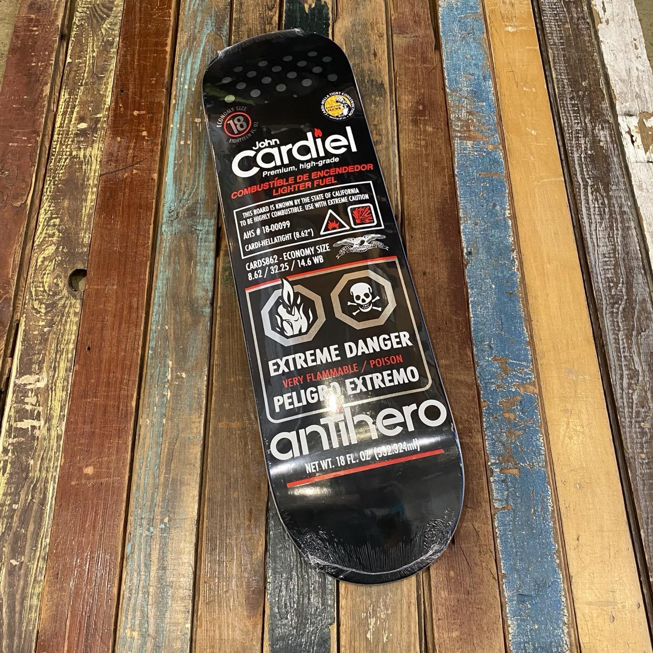 Anti-Hero John Cardiel FUELED UP 8.62" Deck