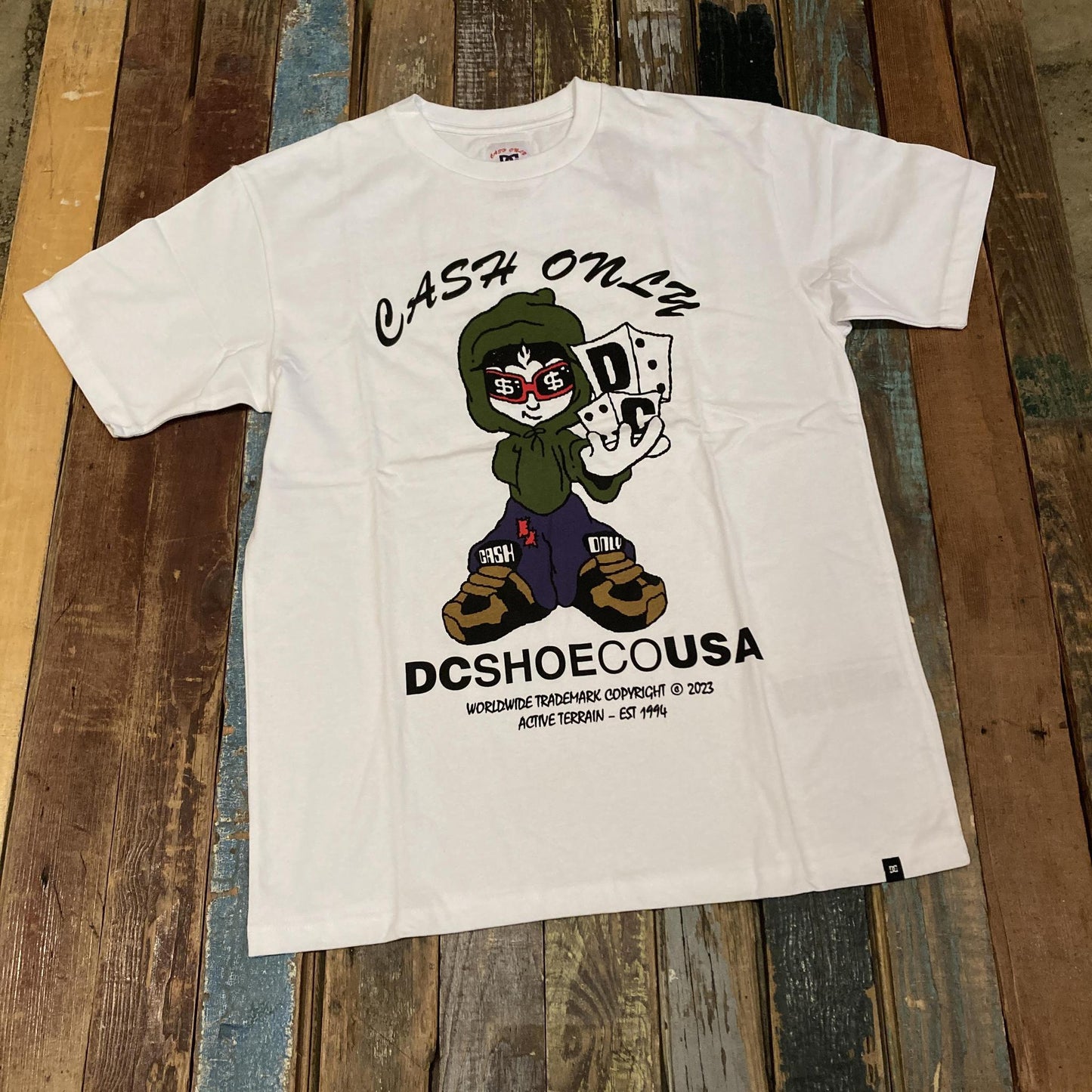 CASH ONLY X DC TEE