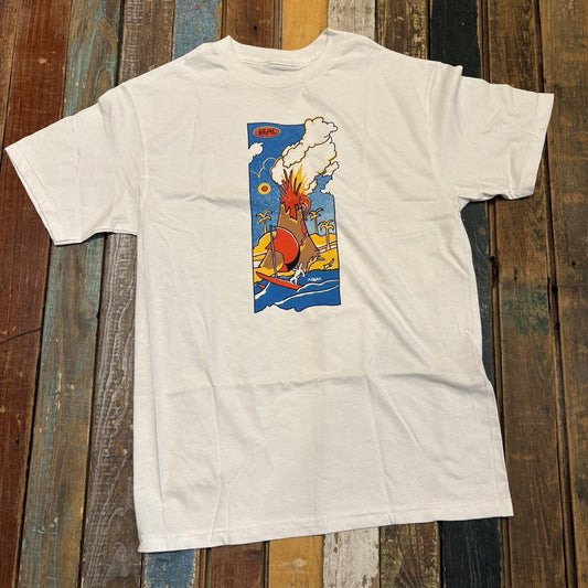 Real Volcano White Tee
