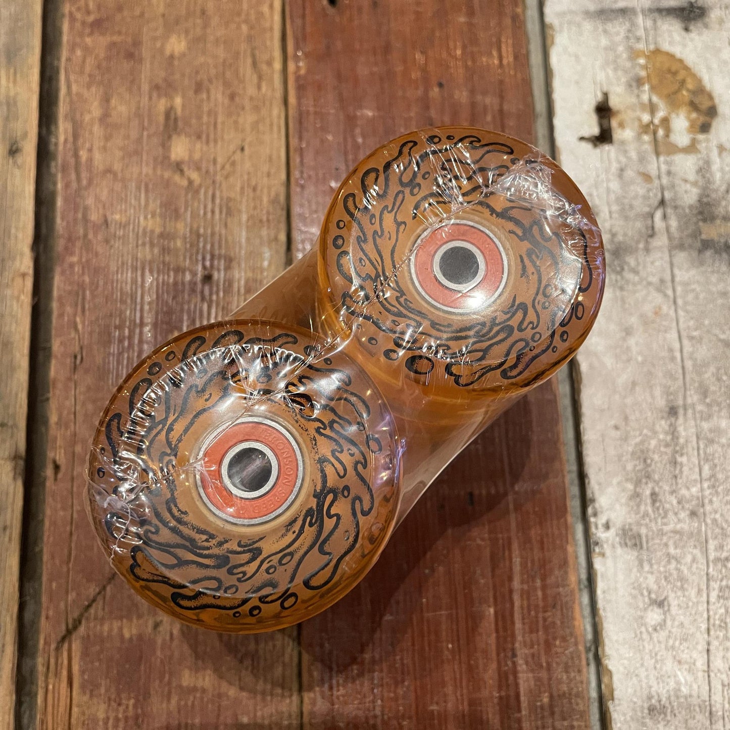 60mm Light Ups OG Slime Orange 78a Slime Balls Wheels