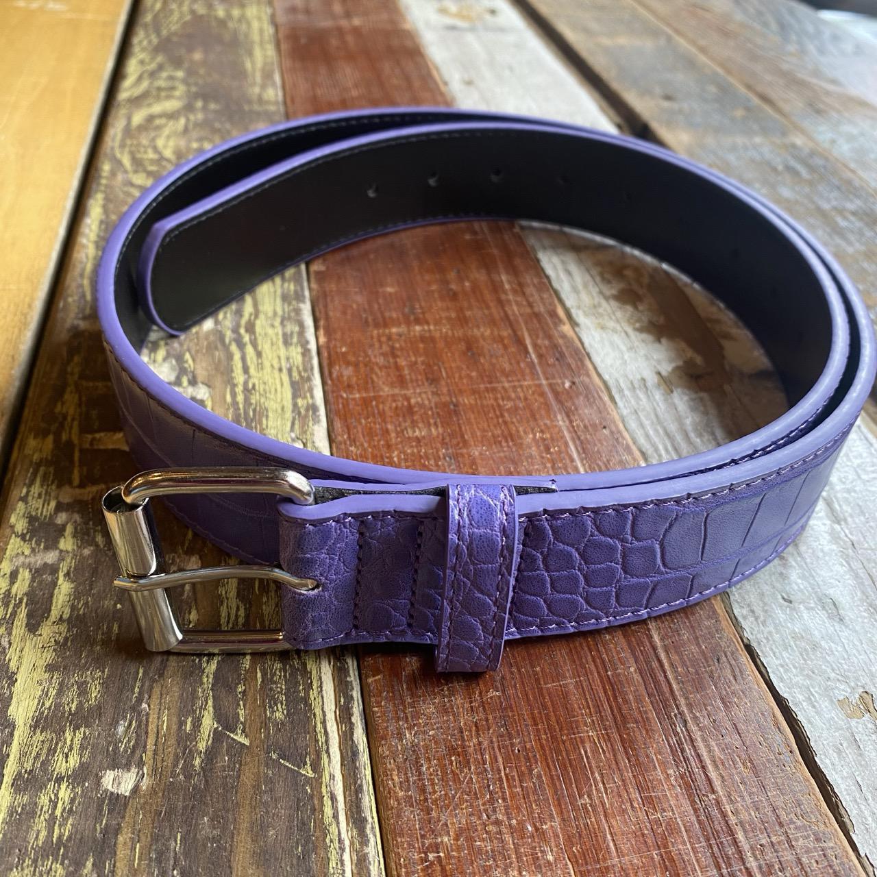 Loosey Croc Skin Purple Belt