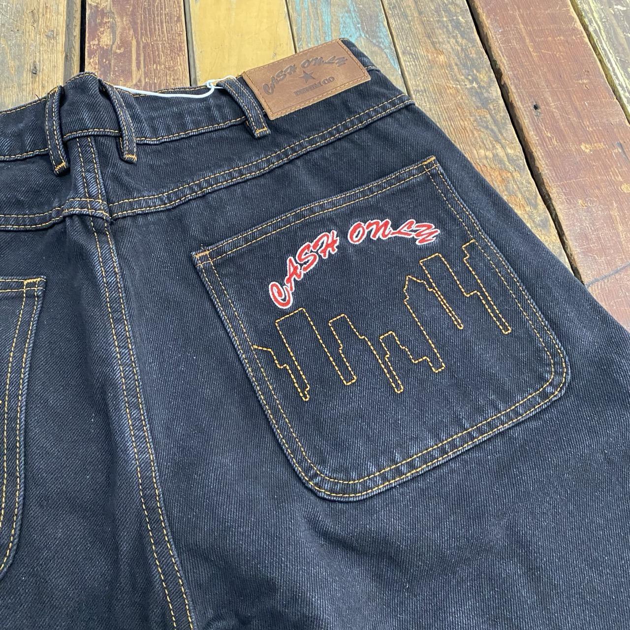 Cash Only Logo Denim Shorts