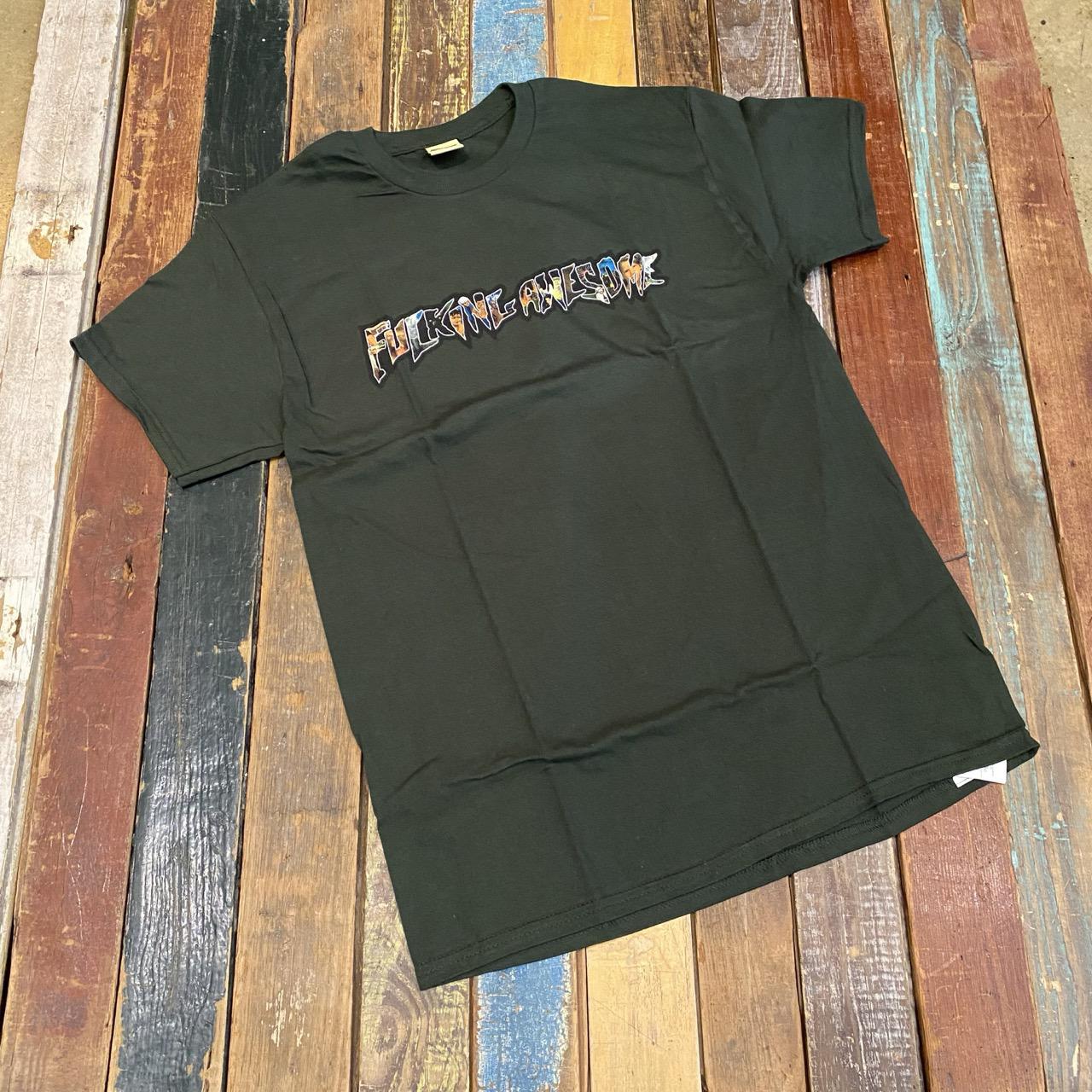 Fucking Awesome Dill Collage Logo Short Sleeve Tee