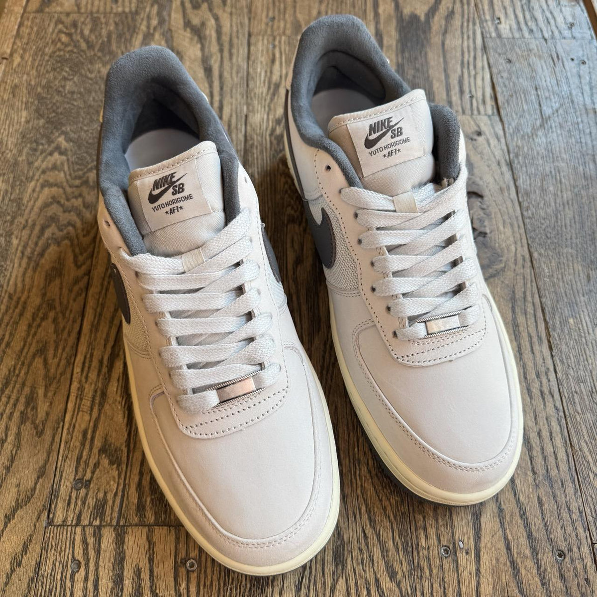 Nike SB Air Force 1 x Yuto (Light Bone and Iron Grey)