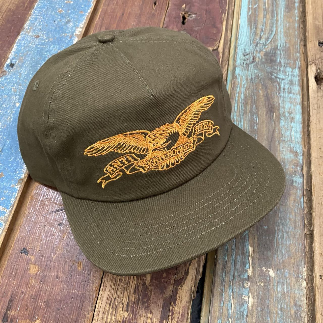 Anti-Hero Basic Eagle Snapback (Brown/Orange)