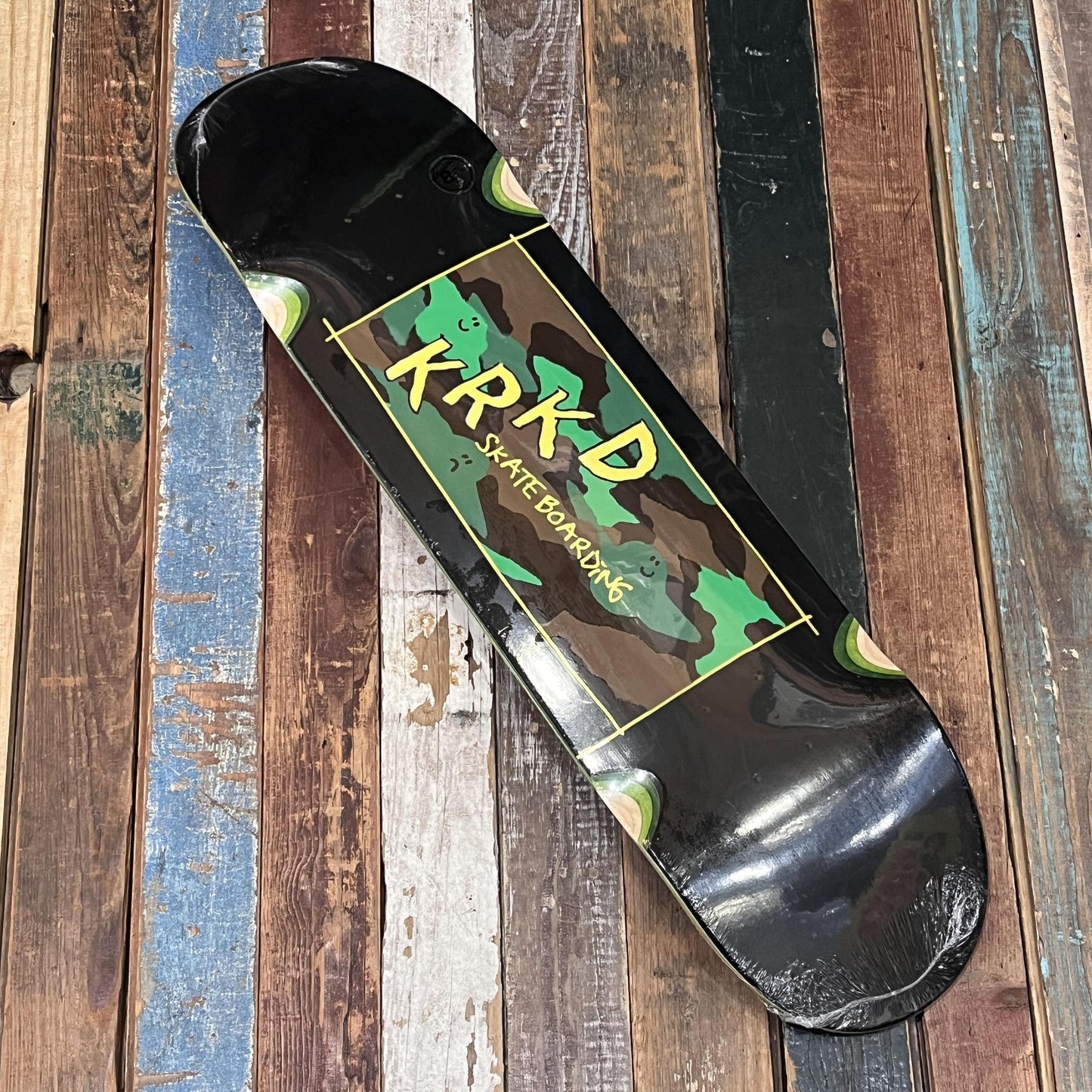 Krooked Kamo Black 8.25" Deck