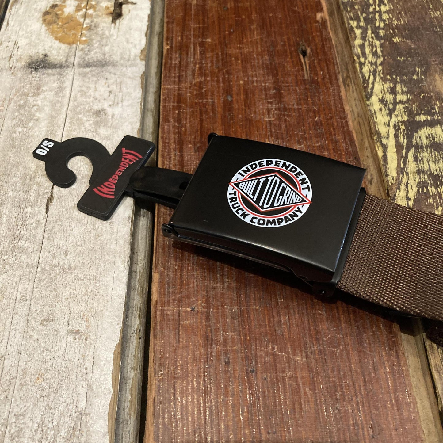 Independent Trucks Web Belt Brown