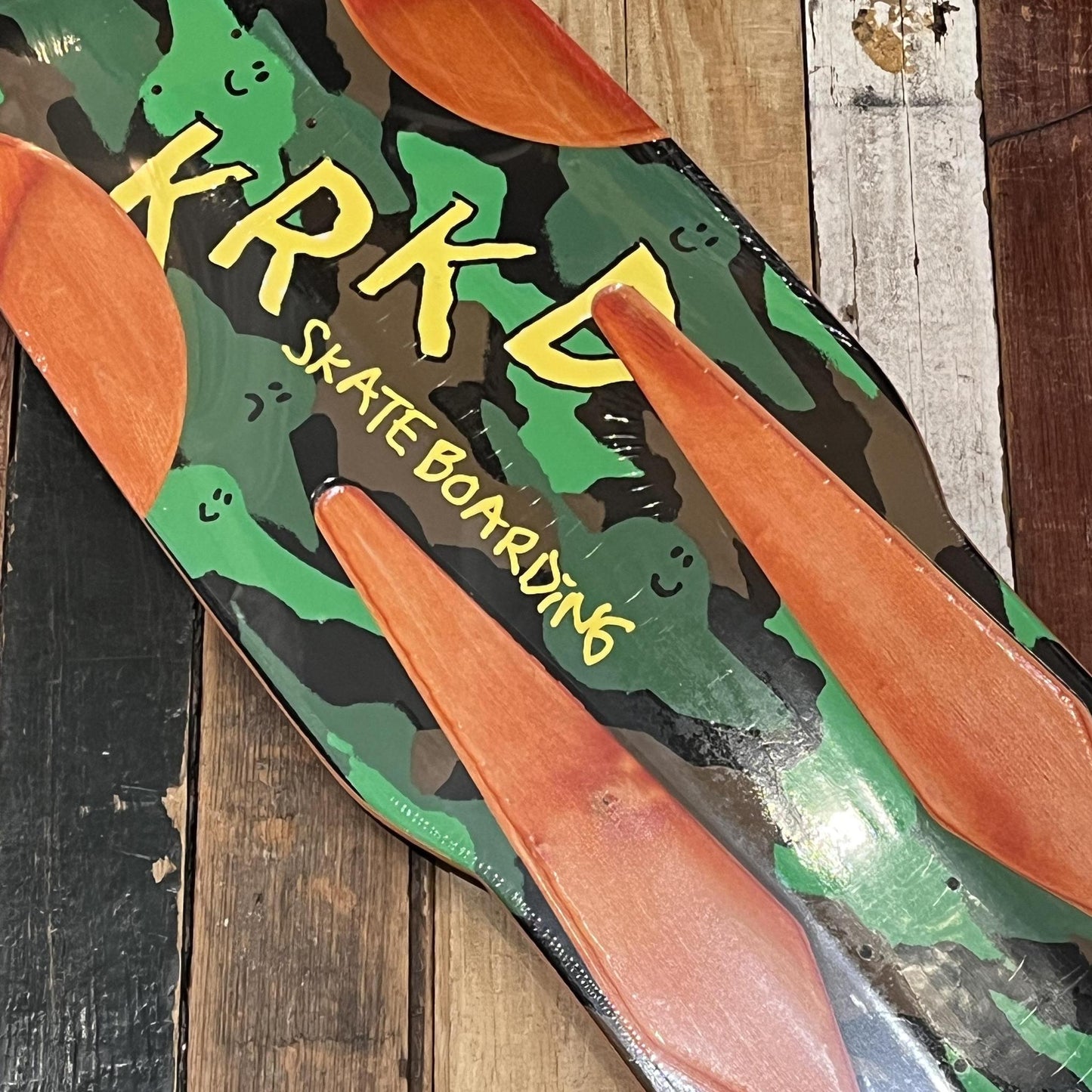Krooked Kamo Diamond Quade 10.75" Deck