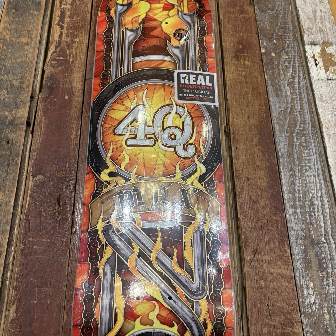 Real Skateboards MAX 4Q CATHEDRAL Deck