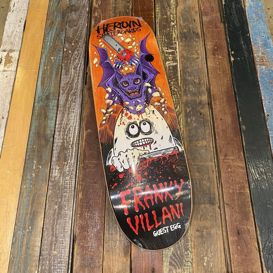 Heroin Skateboards Franky Villiani Guest Egg Deck 9.5"
