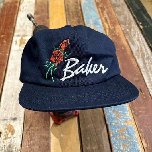 Baker Skateboards Roses Navy Snapback