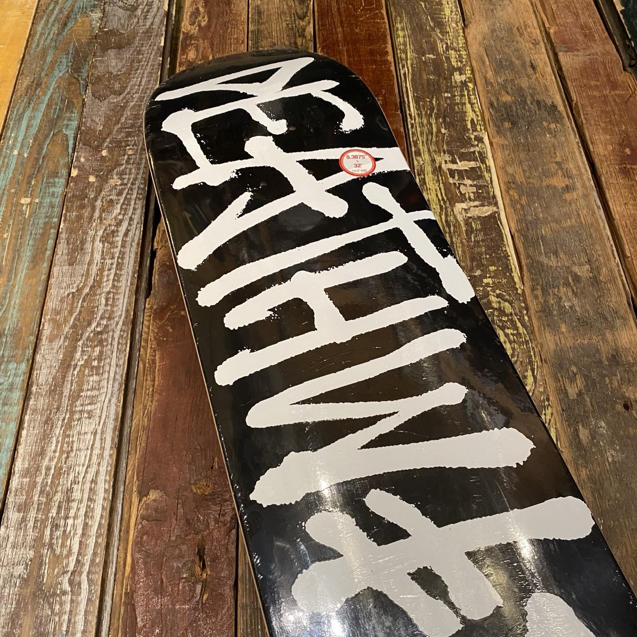 Deathwish Deathspray Blk/Wht Deck 8.38"