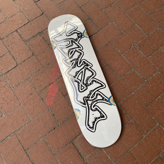 Vinyl "Graffiti Logo" Wheel Wells 8.5" Deck
