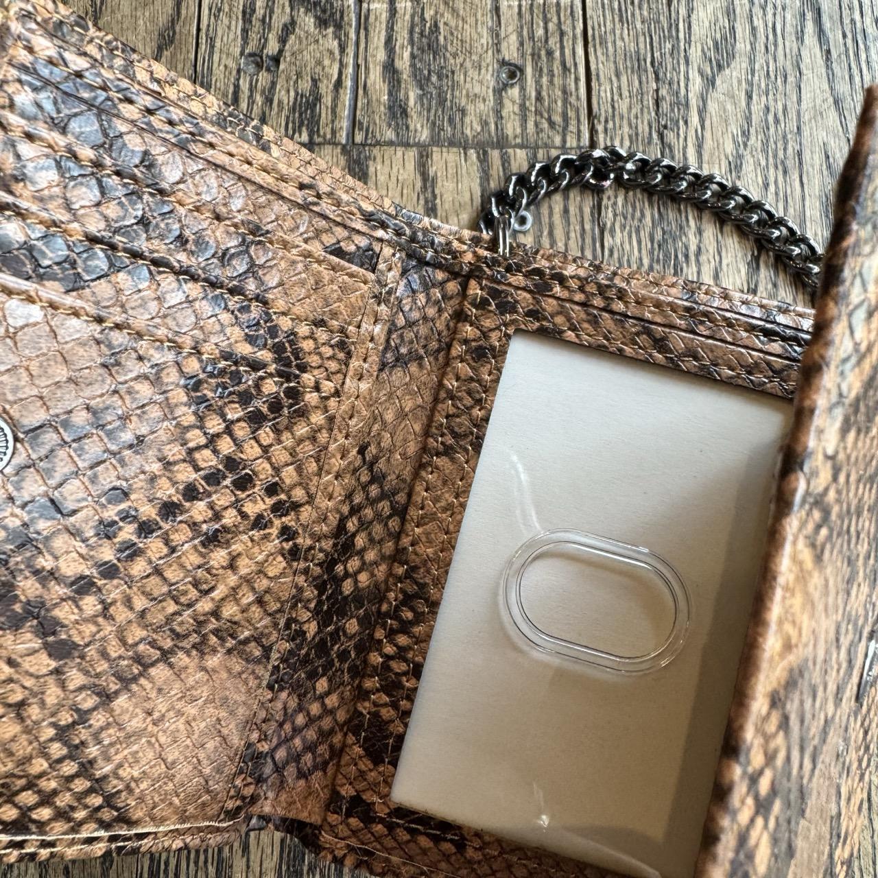 Loosey Brown Snake Chain Wallet