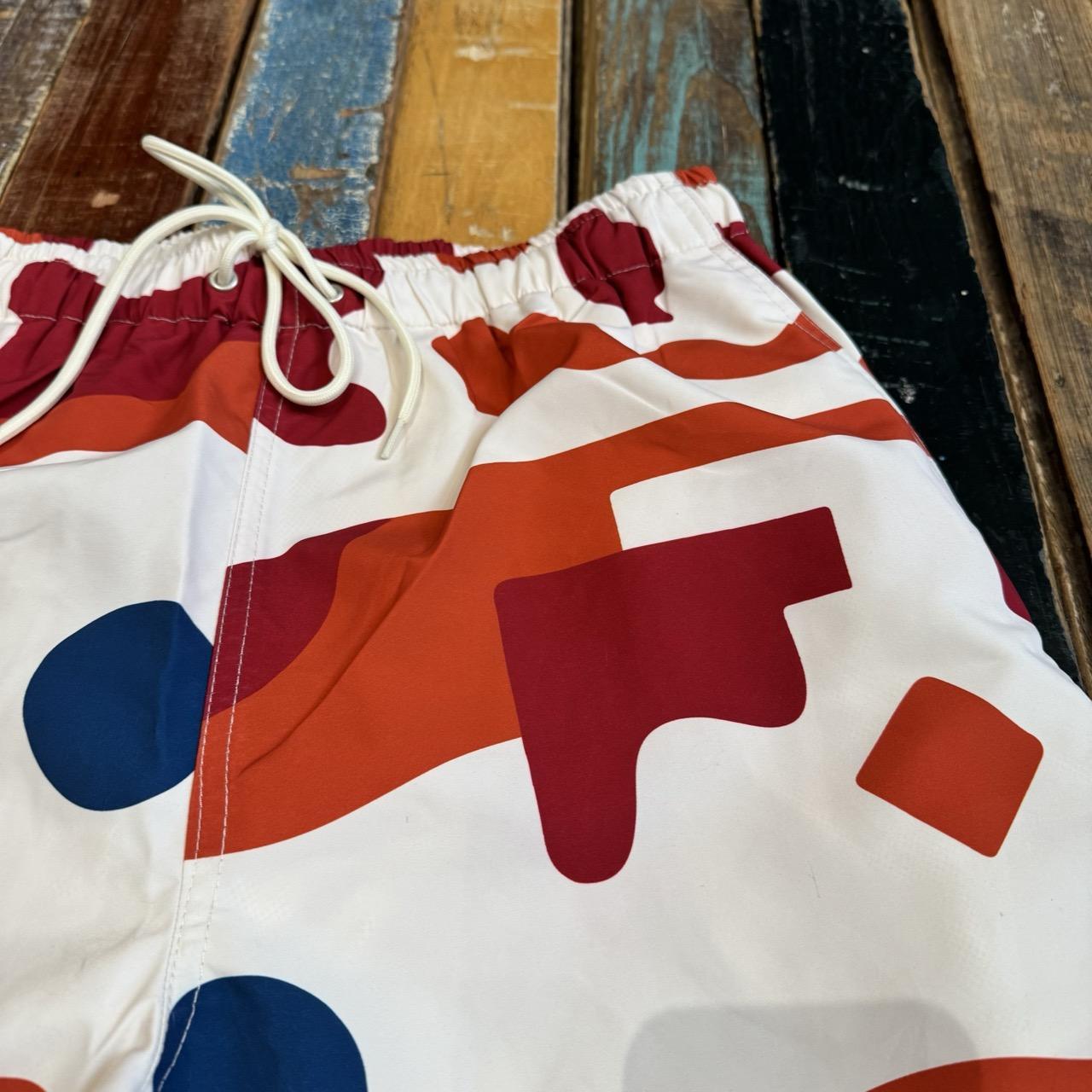 Parra - Abstract Mountain Swim Shorts