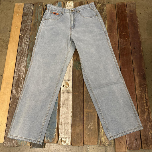 Relaxed Denim Jeans (Light Blue)