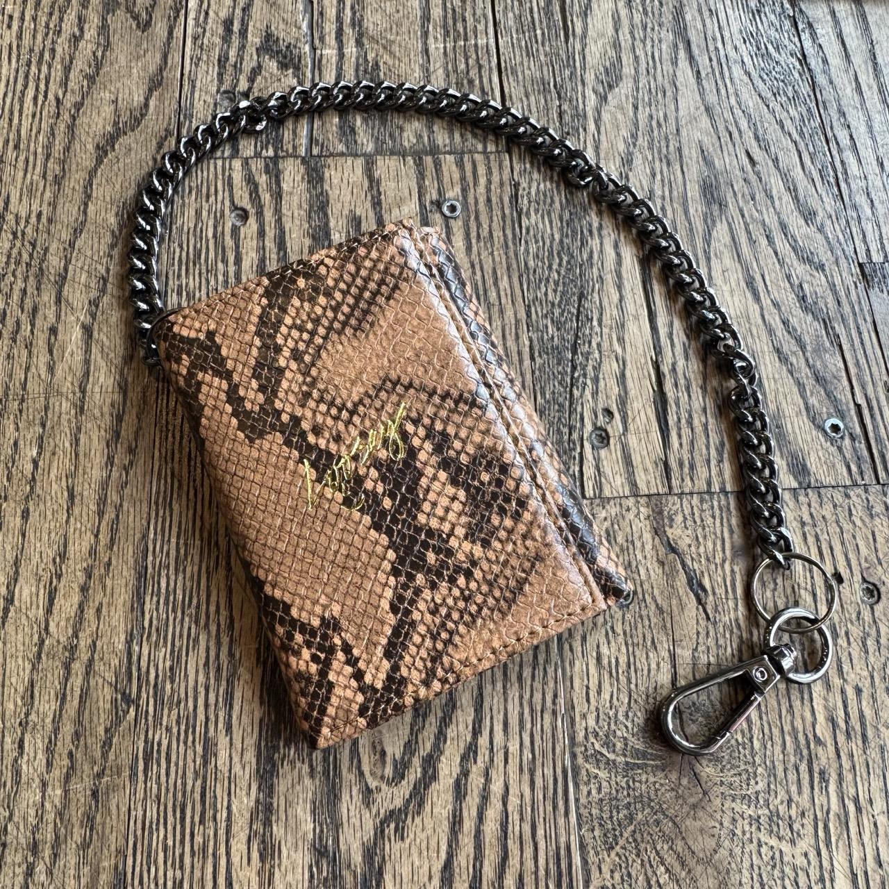 Loosey Brown Snake Chain Wallet