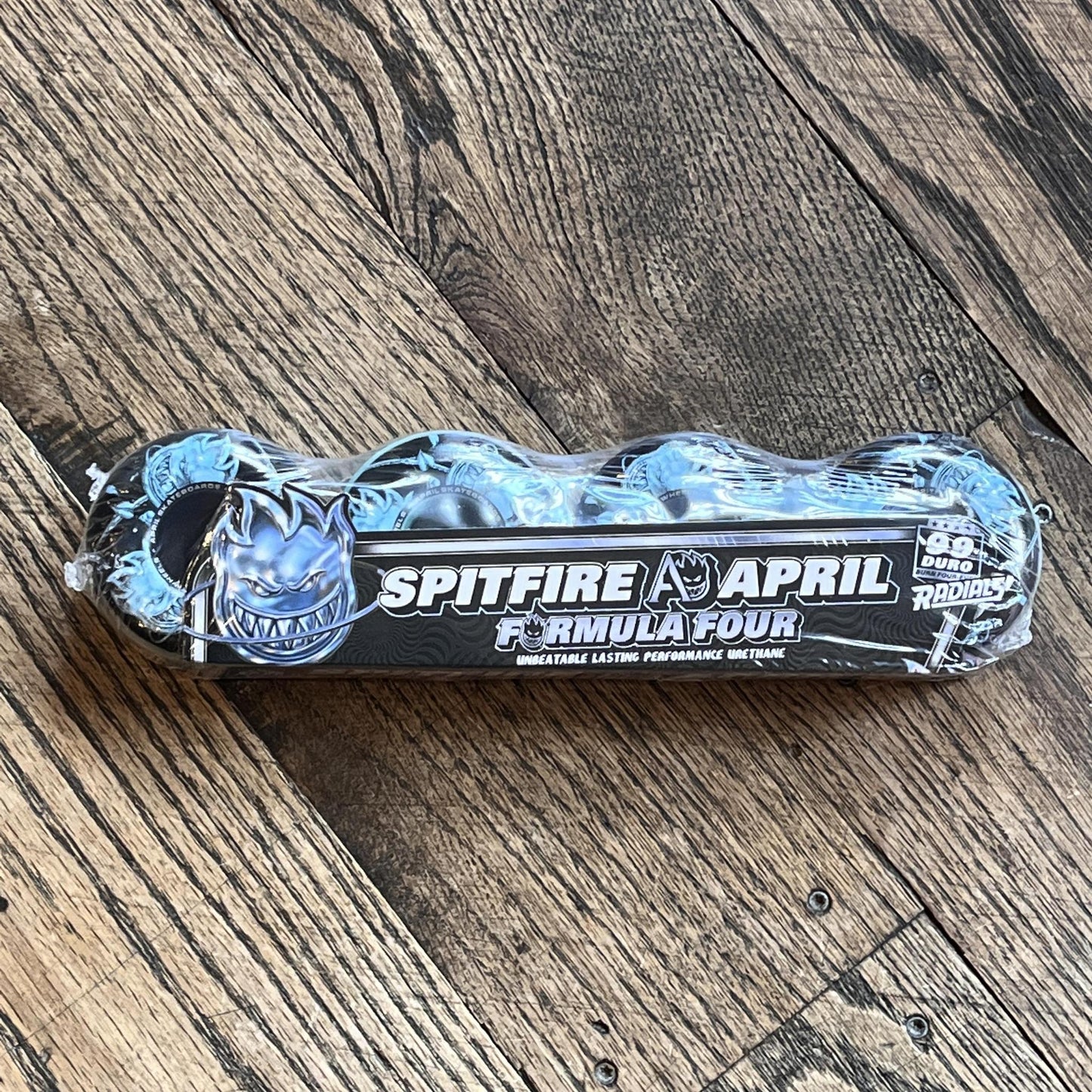 Spitfire Formula Four 99Duro X APRIL Bighead Rose Swirl 56mm Wheels