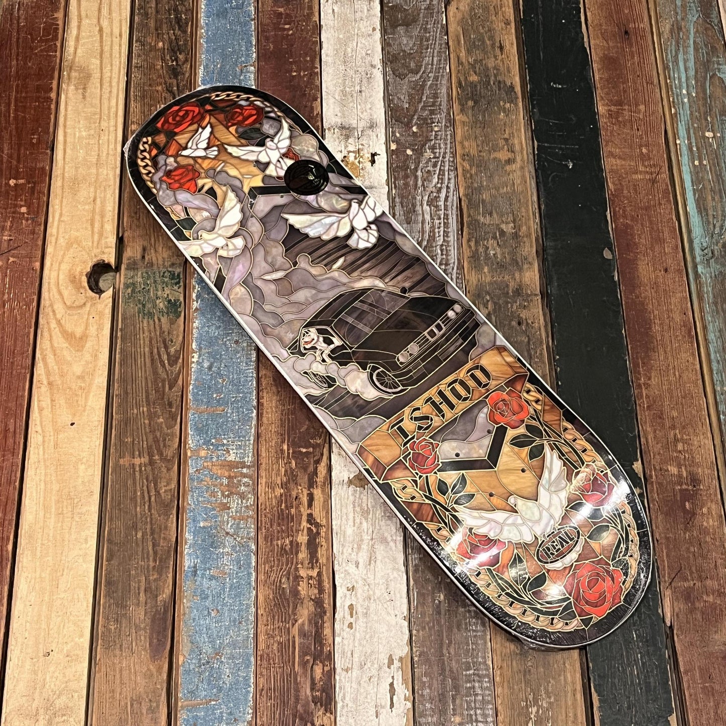 Real Skateboards Ishod Cathedral II-8.25" (Twin Tail) Deck