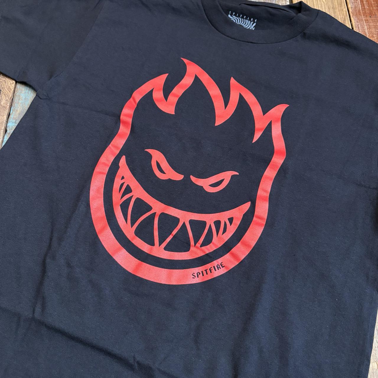 Spitfire Bighead T-shirt (Black/Red)
