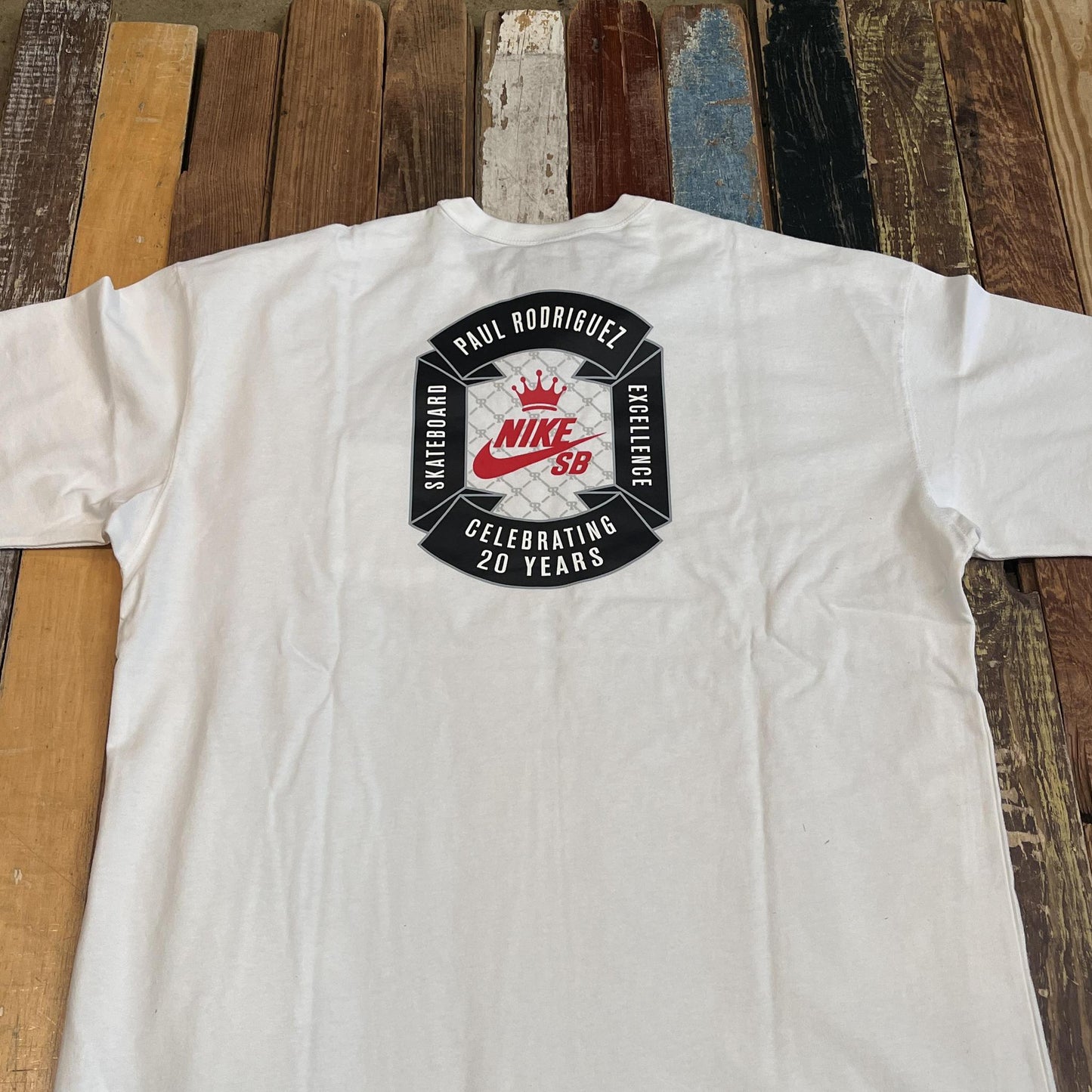 Nike SB P-Rod 20 Year Tee - White (HV1309-100)
