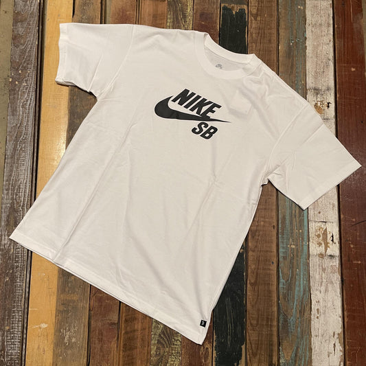 Nike SB Logo Tee White