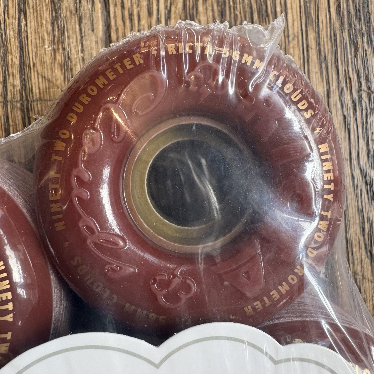 Ricta Wheels 56mm Clouds Maroon Gold 92a