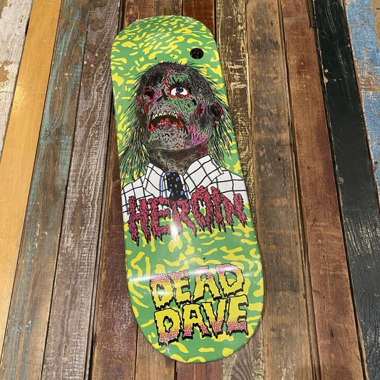 Heroin Skateboards Dead Dave Dead Head Deck 10.1"